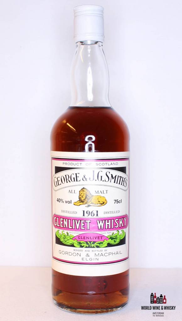Glenlivet 1961 George & J.G. Smith's - Gordon & MacPhail 40% - WORLD WINE WHISKY 
