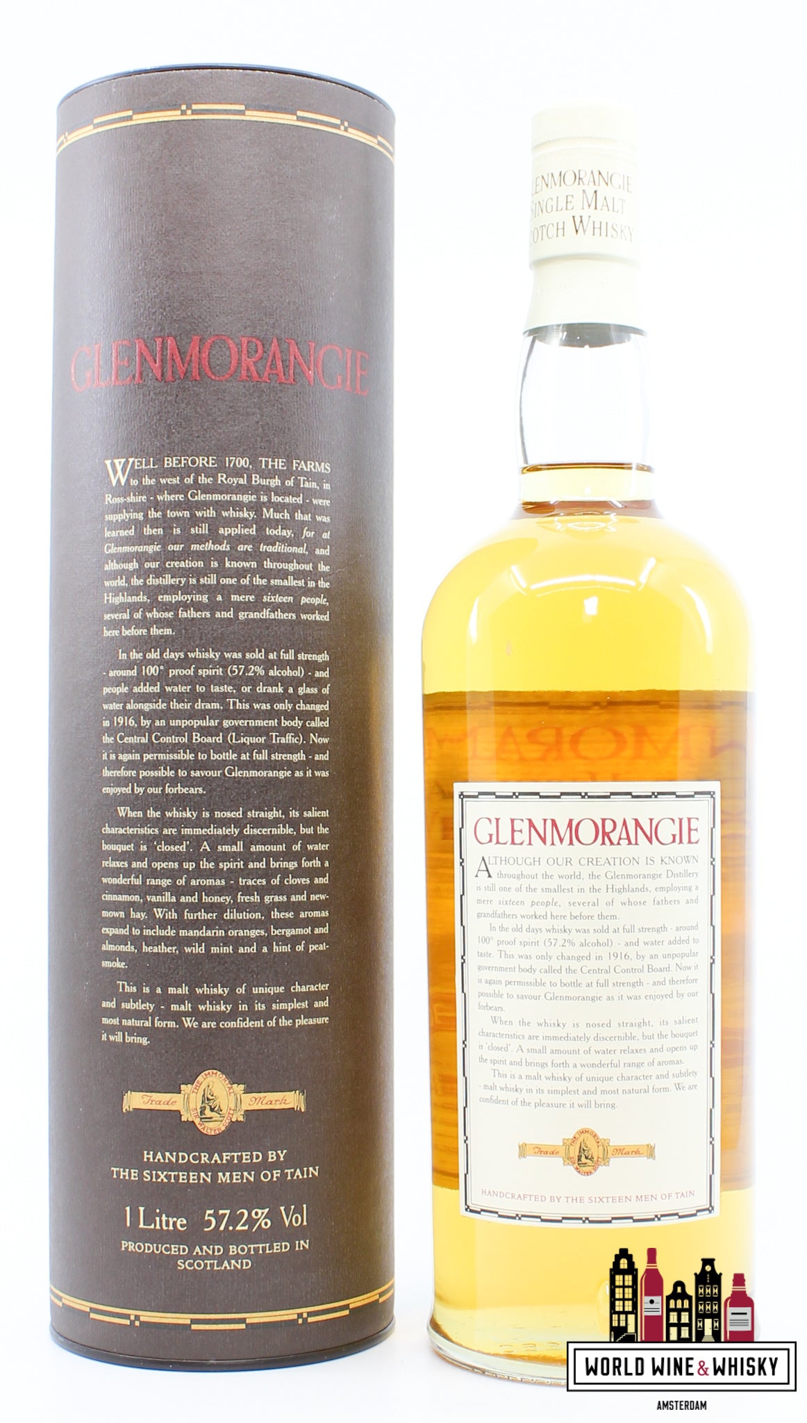 Glenmorangie 10 Years Old 1998 - 100° Proof - Duty Free Edition 57.2% 1 liter - WORLD WINE WHISKY 