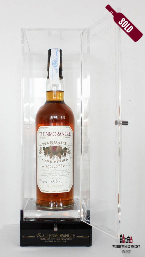 Glenmorangie 18 Years Old 1987 2006 Margaux Cask Finish 46% - WORLD WINE WHISKY 
