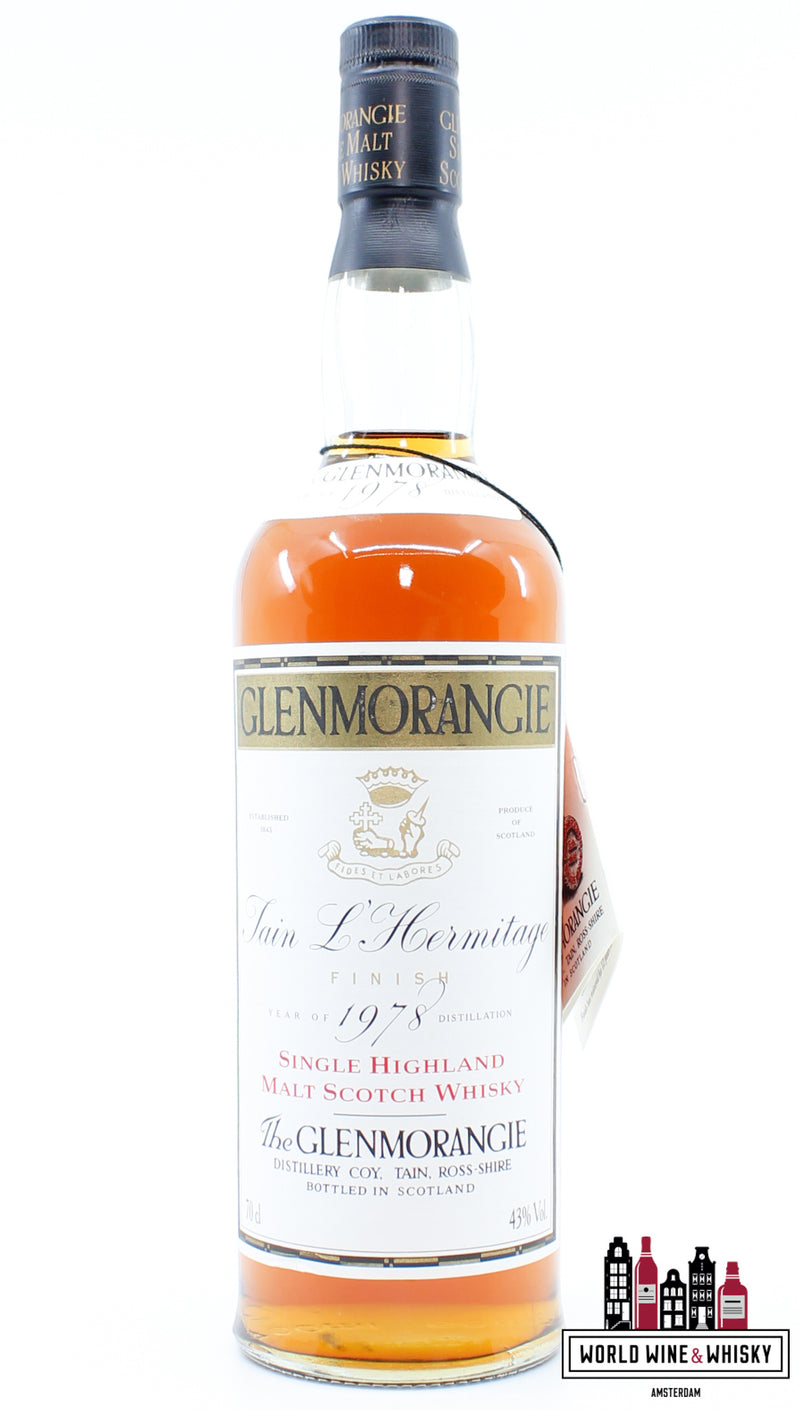 Glenmorangie 1978 1997 - Tain L'Hermitage 43% - WORLD WINE WHISKY 