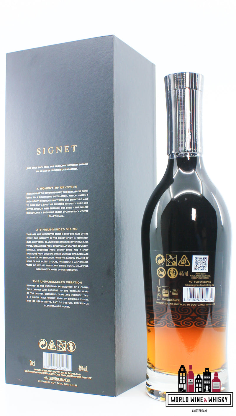 Glenmorangie 2022 - Signet 46% - WORLD WINE WHISKY 