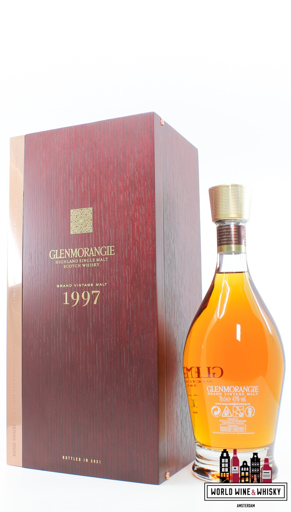 Glenmorangie 23 Years Old 1997 2021 - Grand Vintage Malt - Bond House No. 1 Collection 43% (1 of 10.100) - WORLD WINE WHISKY 