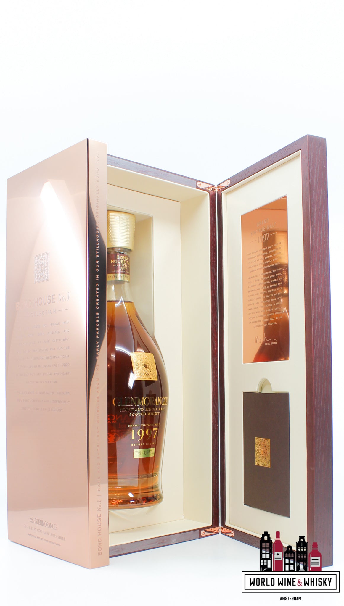 Glenmorangie 23 Years Old 1997 2021 - Grand Vintage Malt - Bond House No. 1 Collection 43% (1 of 10.100) - WORLD WINE WHISKY 
