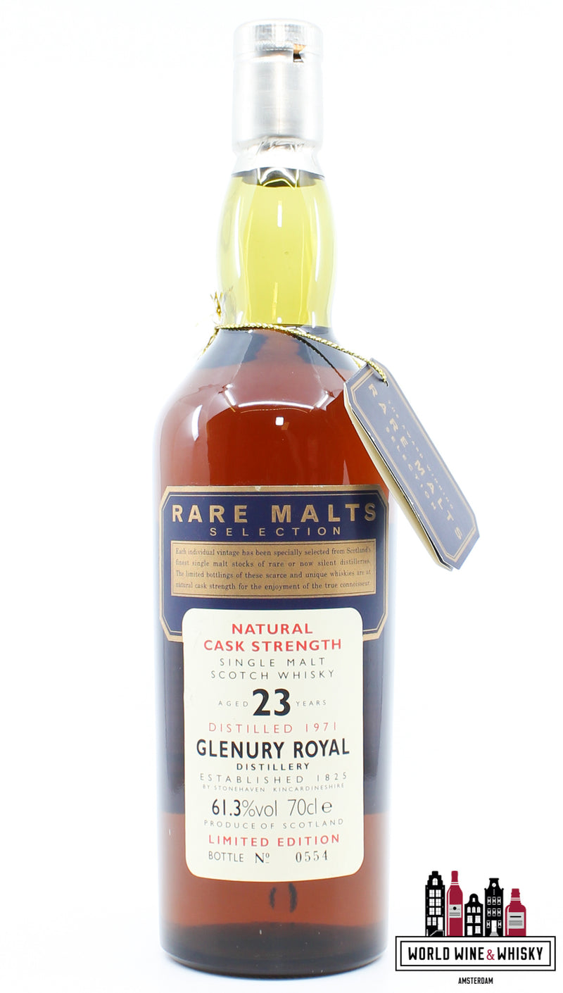 Glenury Royal 23 Years Old 1971 1995 Rare Malts Selection 61.3% (closed distillery) - WORLD WINE WHISKY 