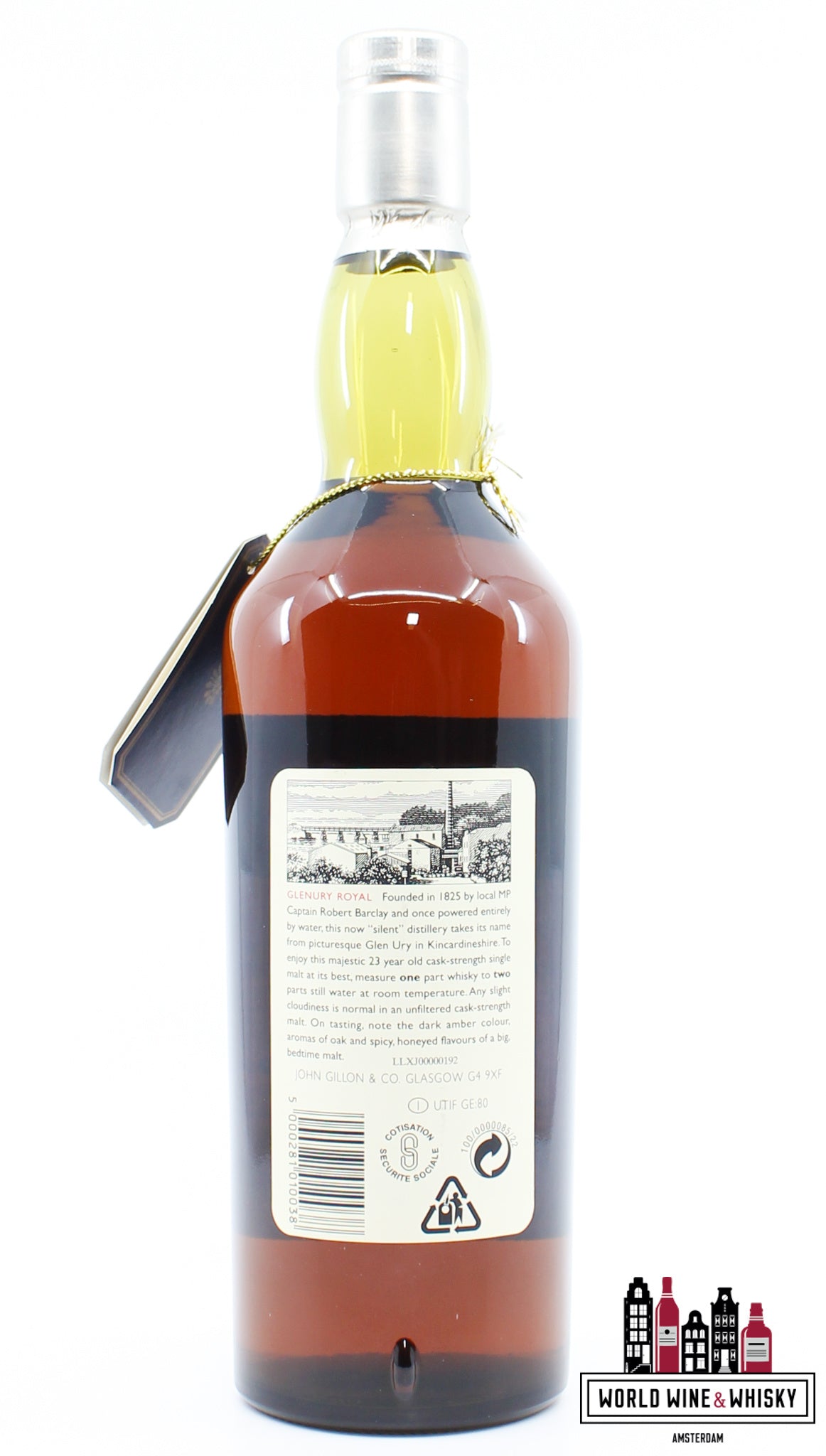 Glenury Royal 23 Years Old 1971 1995 Rare Malts Selection 61.3% (closed distillery) - WORLD WINE WHISKY 
