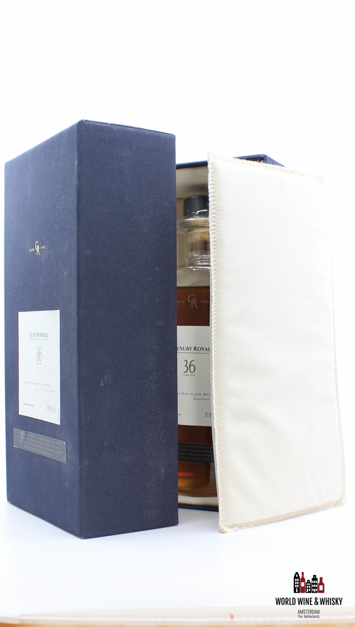 Glenury Royal 36 Years Old 1970 2007 57.9% (Closed Distillery) - WORLD WINE WHISKY 