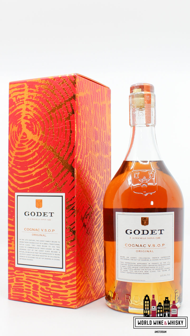 Godet Cognac V.S.O.P. Original - The Great Classics 40% - WORLD WINE WHISKY 