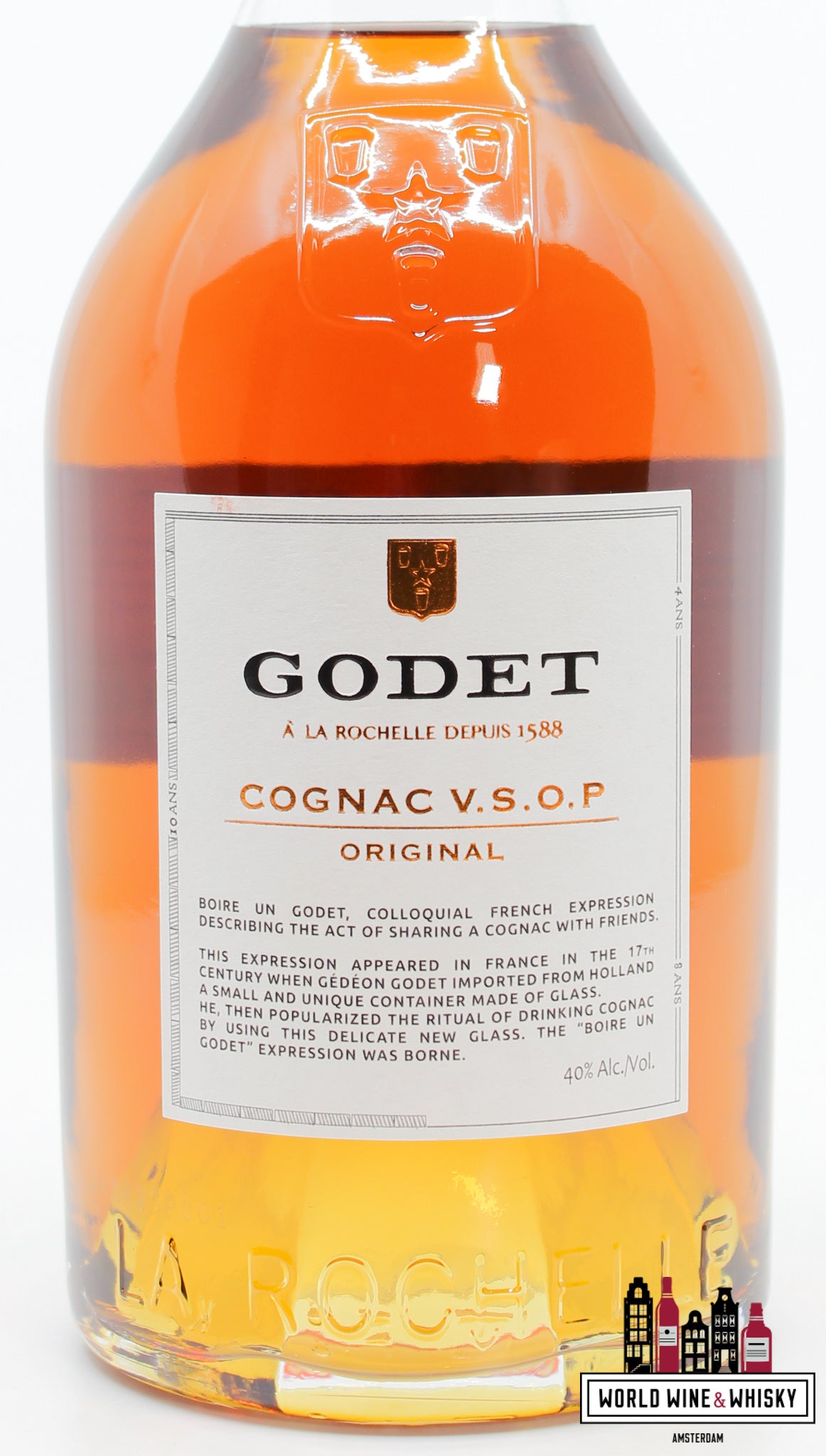 Godet Cognac V.S.O.P. Original - The Great Classics 40% - WORLD WINE WHISKY 