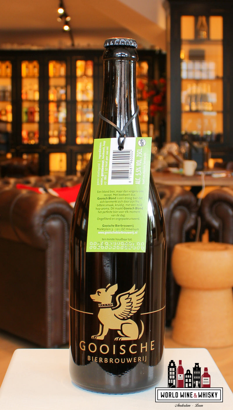 Gooisch Blond 5,5% Gooische Bierbrouwerij bier Laren Hilversum 2 