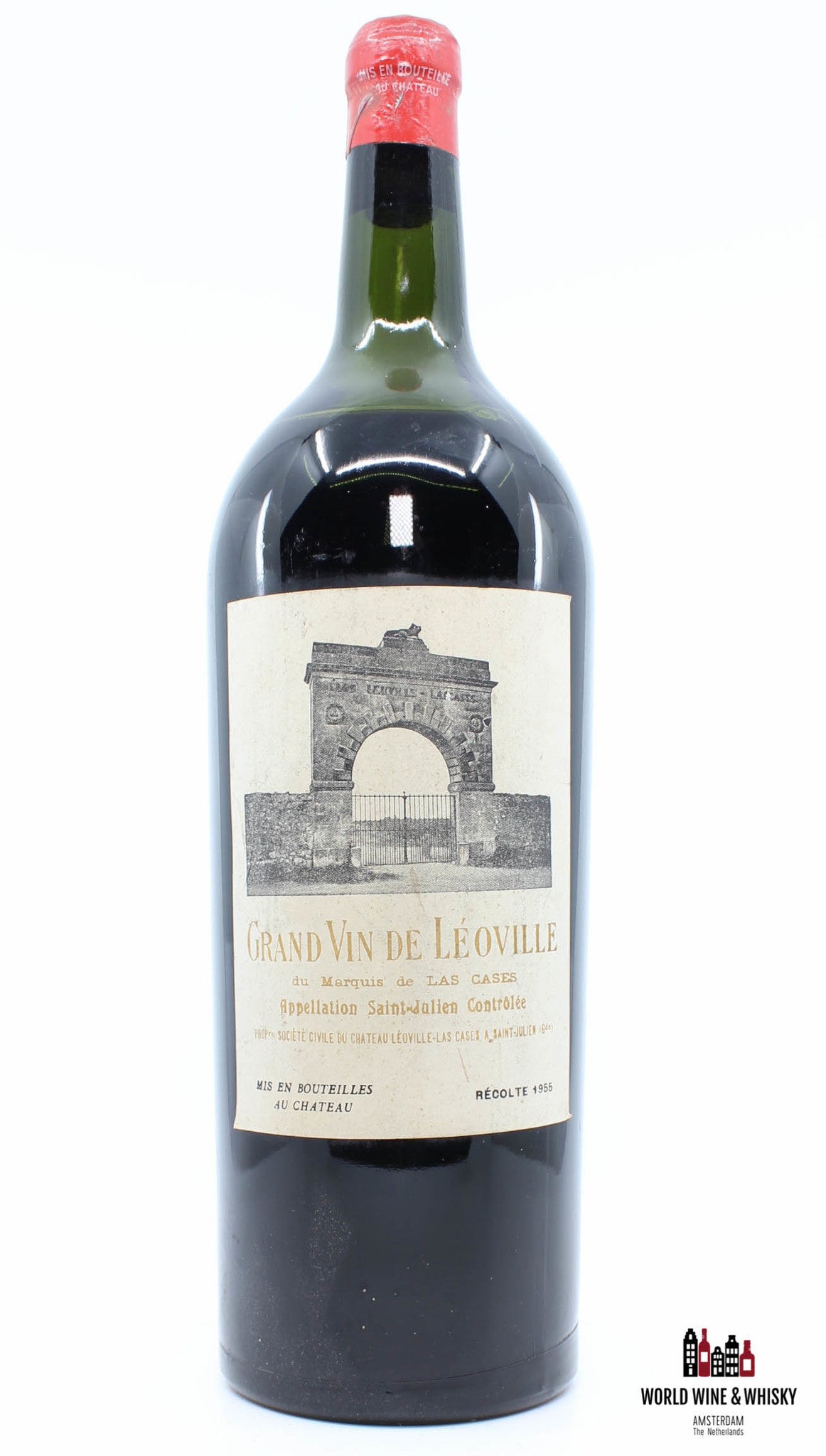 Grand Vin de Leoville Las Cases 1955 Magnum (1500ml) - WORLD WINE WHISKY 
