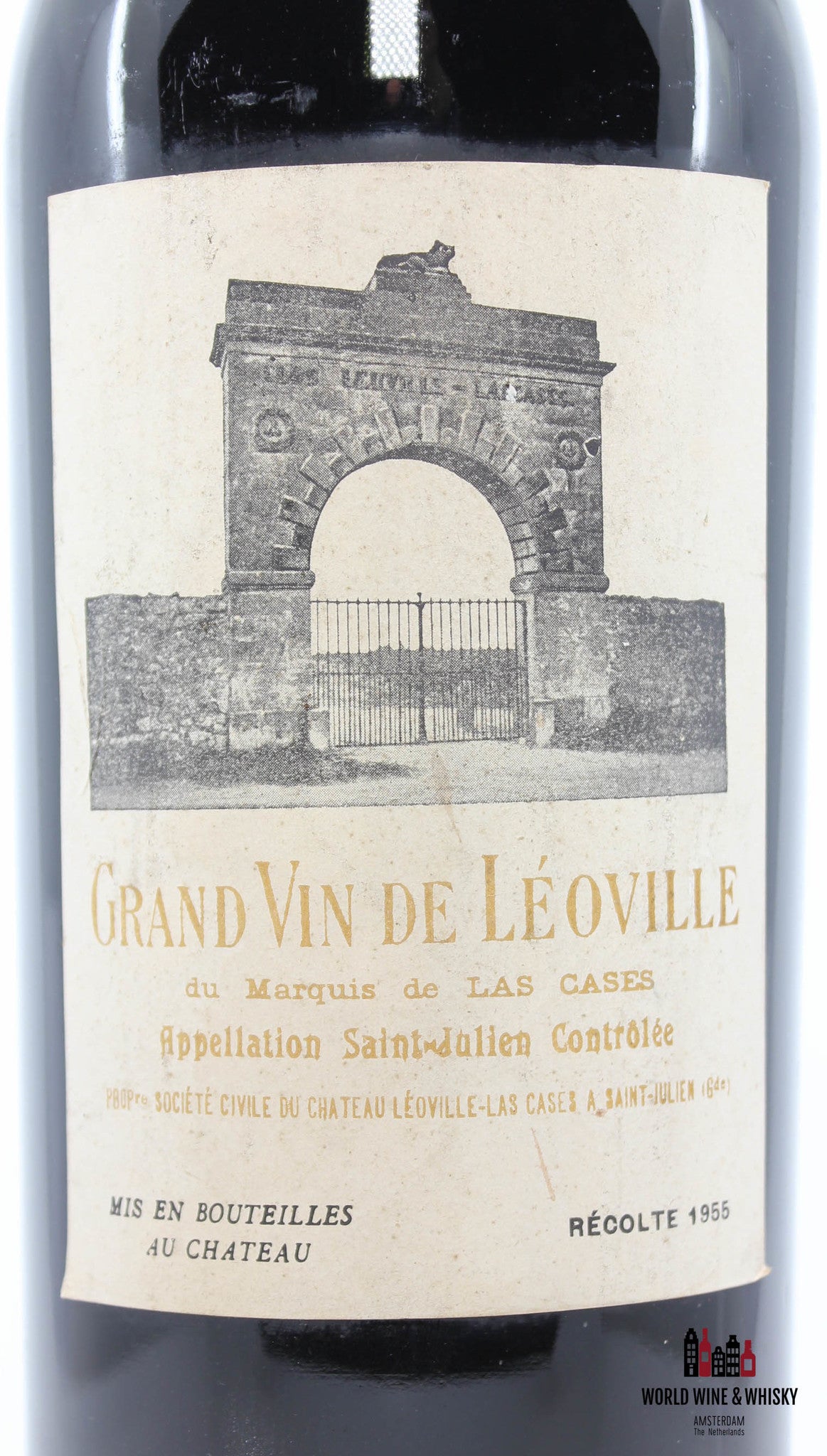 Grand Vin de Leoville Las Cases 1955 Magnum (1500ml) - WORLD WINE WHISKY 