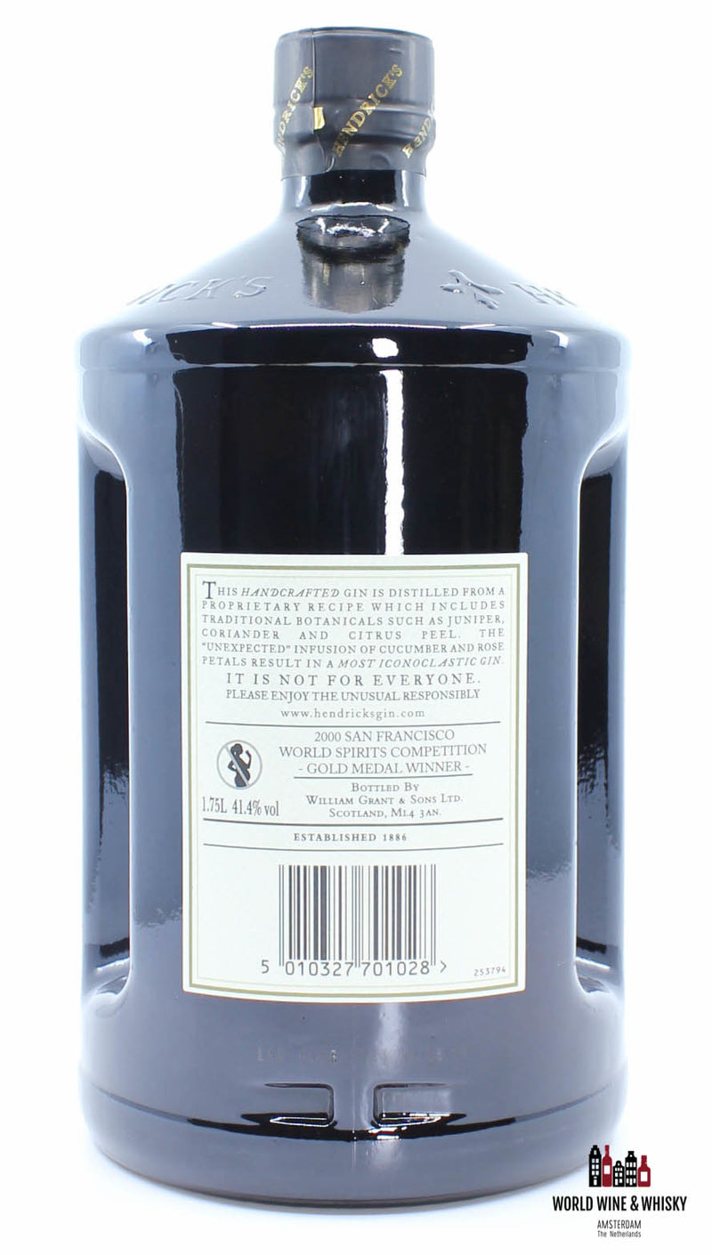 Hendrick's Gin 1,75 Liter 41.4% (XXL) - WORLD WINE WHISKY 