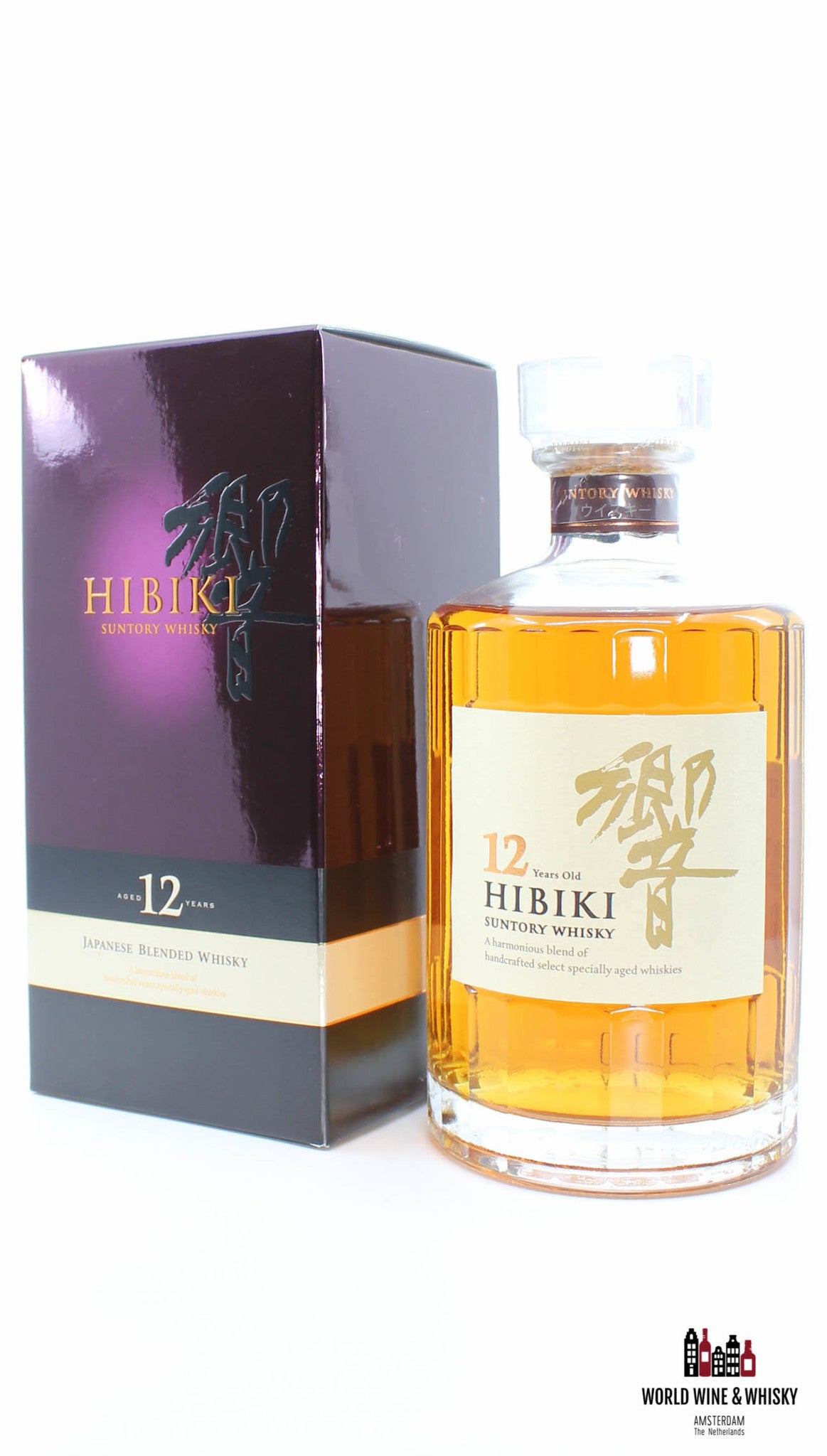 Hibiki 12 Years Old - Suntory Whisky 43% (in the purple box