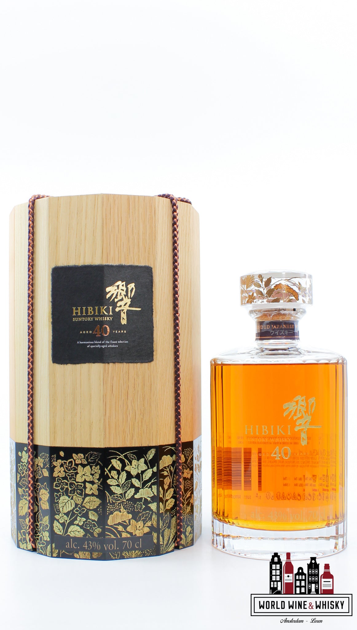 Hibiki 40 Years Old 2024 - Suntory Whisky 43% (1 of 400) - WORLD WINE WHISKY 