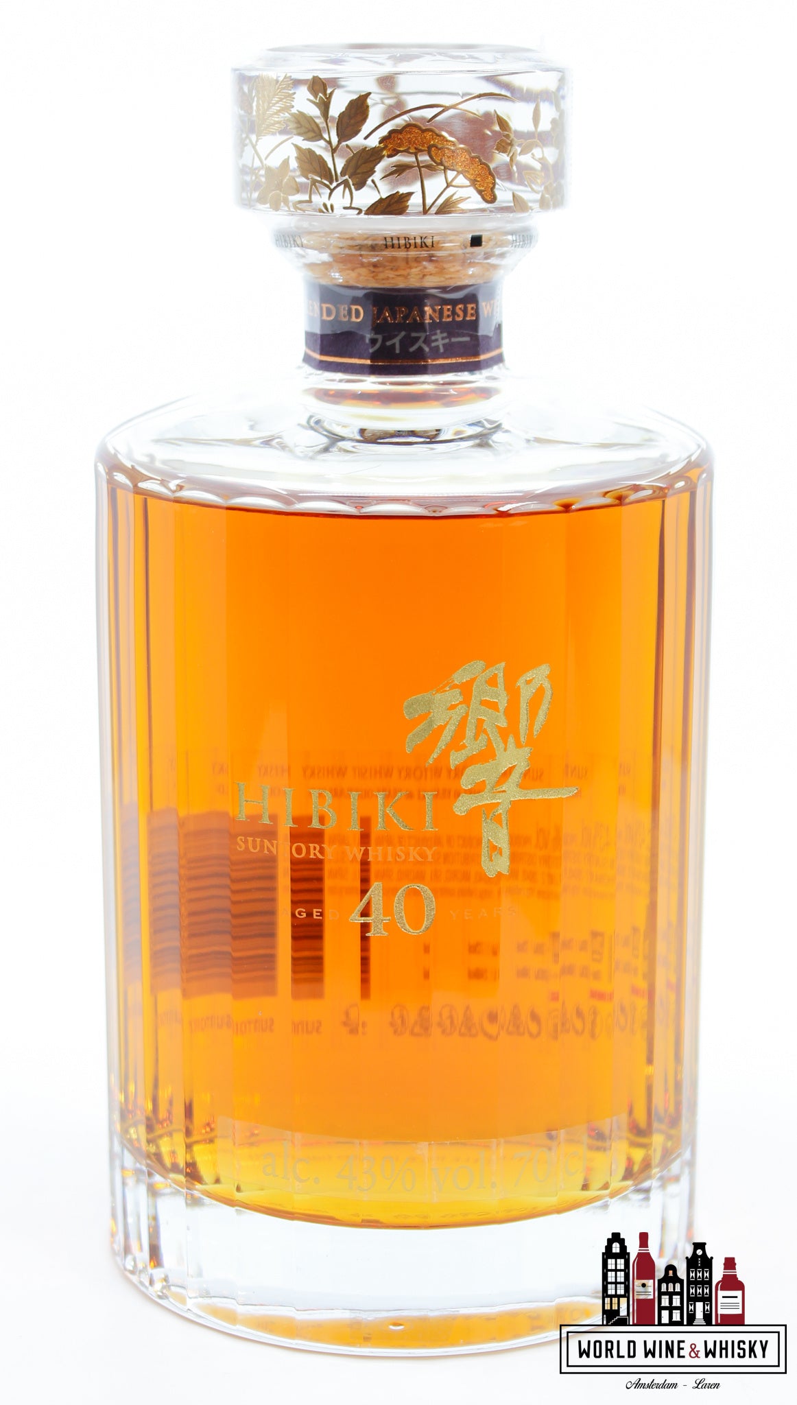 Hibiki 40 Years Old 2024 - Suntory Whisky 43% (1 of 400) - WORLD WINE WHISKY 