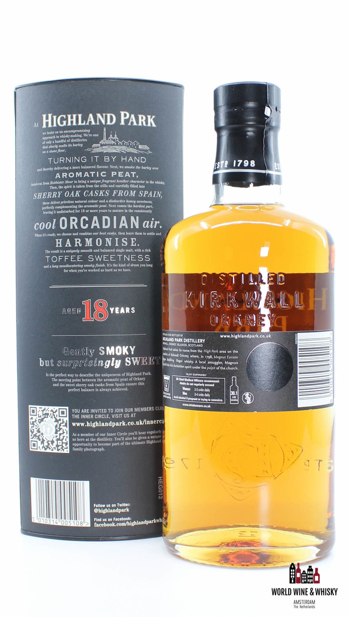 Highland Park 18 Years Old 2017 - Viking Pride signed (Gordon Motion & Max McFarlane) 43% (1 of 756) - WORLD WINE WHISKY 