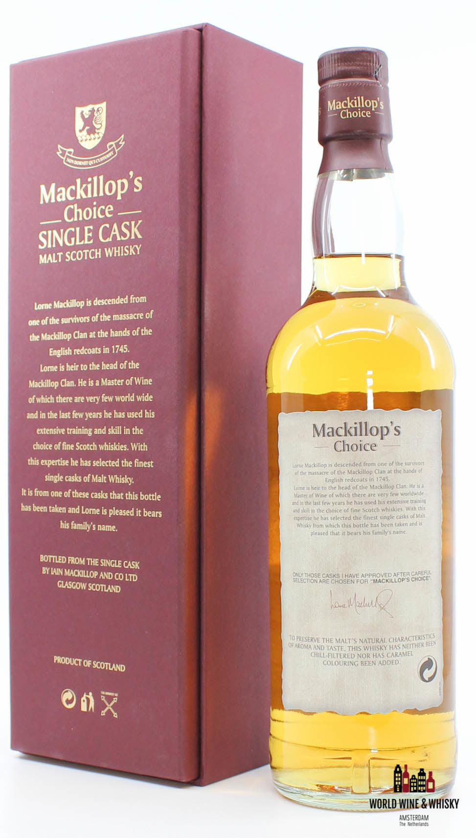 Highland Park 28 Years Old 1986 2015 Single Cask - Cask 2264 - Mackillop's Choice 50.9% (one of 168 bottles) - WORLD WINE WHISKY 