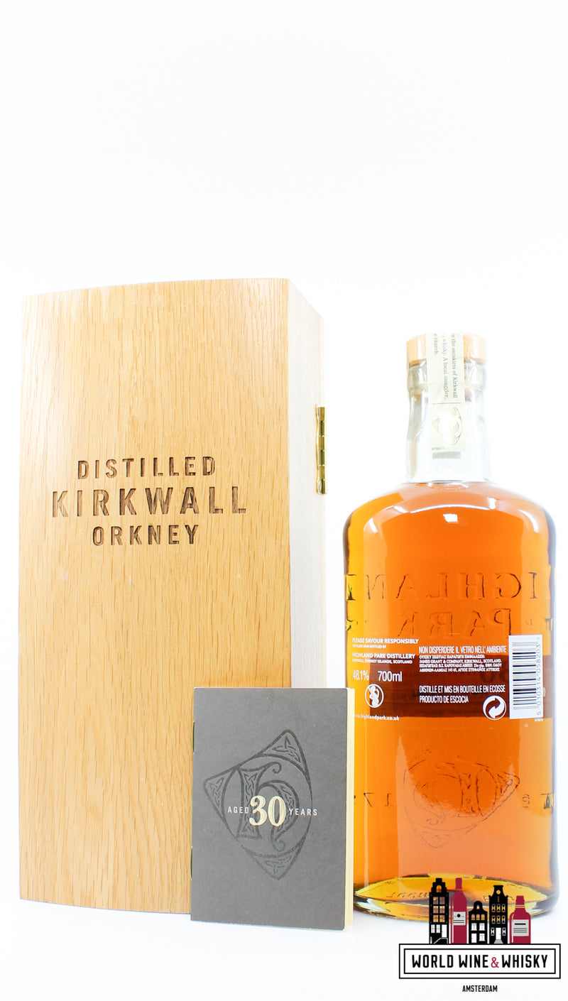 Highland Park 30 Years Old 2006 48.1% (in the luxury wooden case) - WORLD WINE WHISKY 