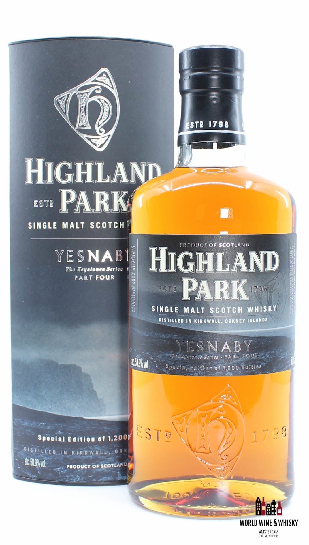 Highland Park Keystones Series - Hobbister, Shiel, Quercus, Yesnaby & Hillhead (full set) - WORLD WINE WHISKY 