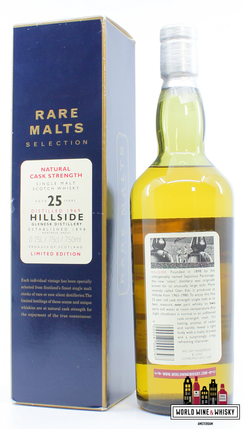 Hillside 25 Years Old 1969 1995 Rare Malts Selection 61.9% 750ml (in cardboard case) - WORLD WINE WHISKY 
