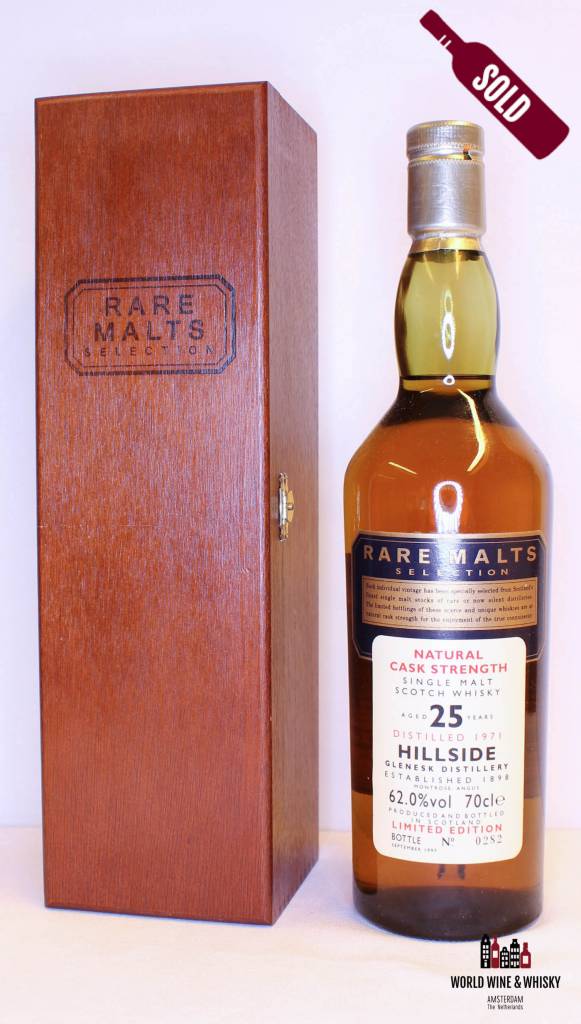 Hillside 25 Years Old 1971 1997 Rare Malts Selection 62% - WORLD WINE WHISKY 