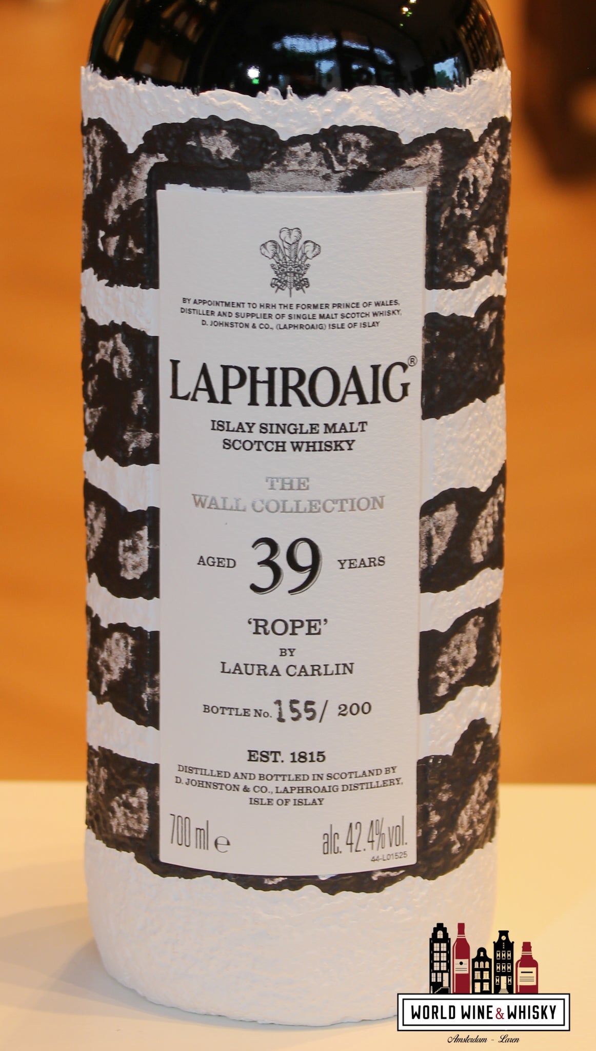 Laphroaig 39 Years Old - The Wall Collection - Rope by Laura Carlin 42.4% (1 of 200)