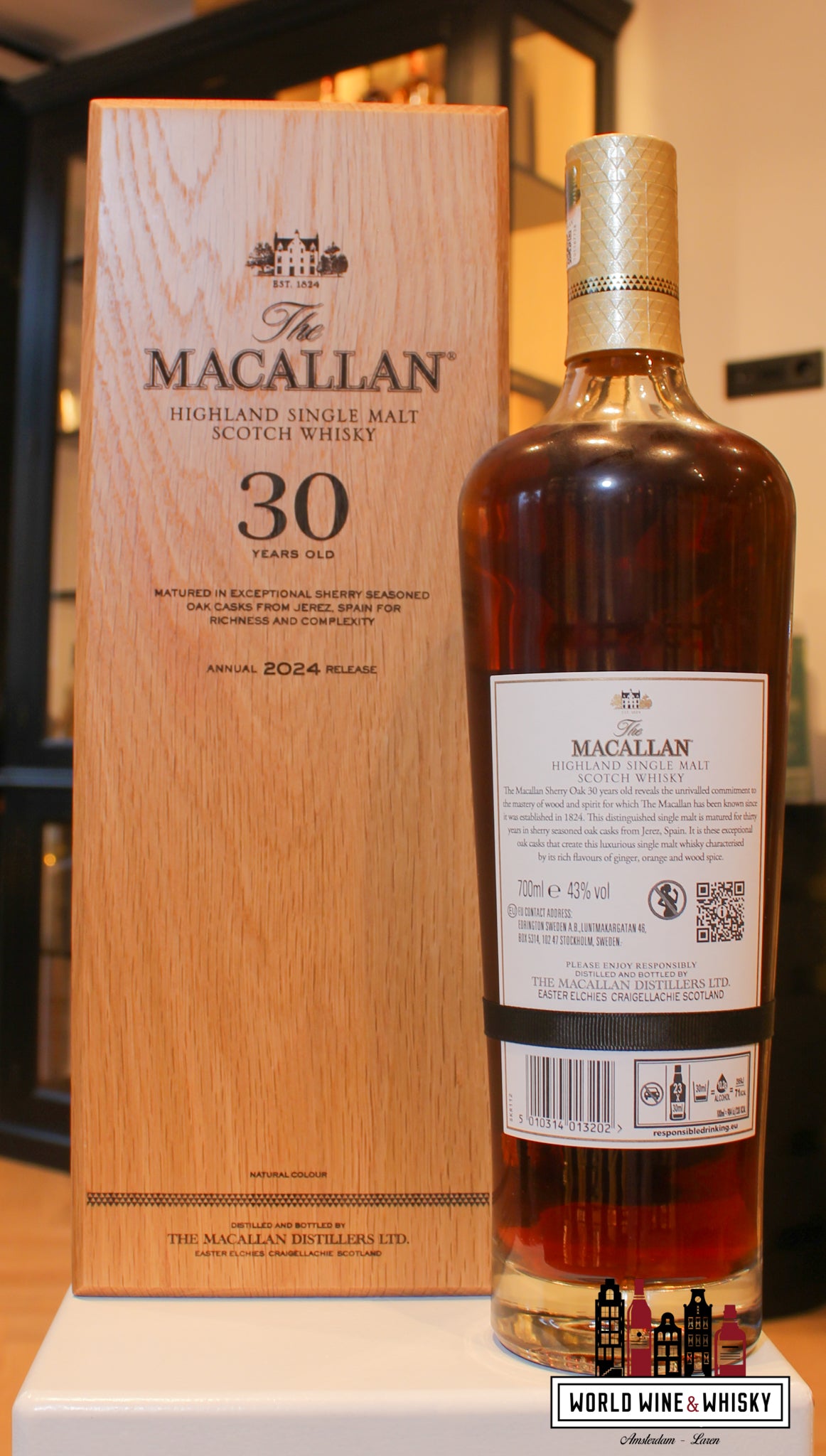The Macallan 30 Years Old - Sherry Oak Casks - Annual 2024 Release