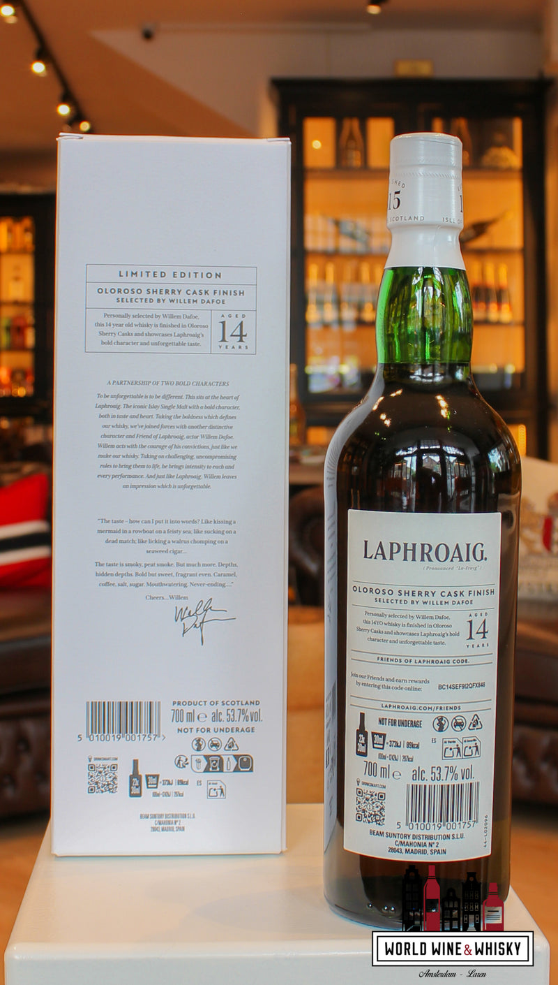 Laphroaig 14 Years Old - Willem Dafoe