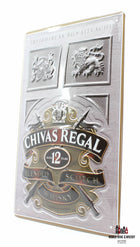 Iron Chivas Regal 12 Years Old Billboard Plate Sign - Blended Scotch Whisky - WORLD WINE WHISKY 
