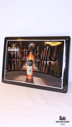 Iron Glenfiddich Pure Malt Scotch Whisky billboard plate sign (cask) - WORLD WINE WHISKY 