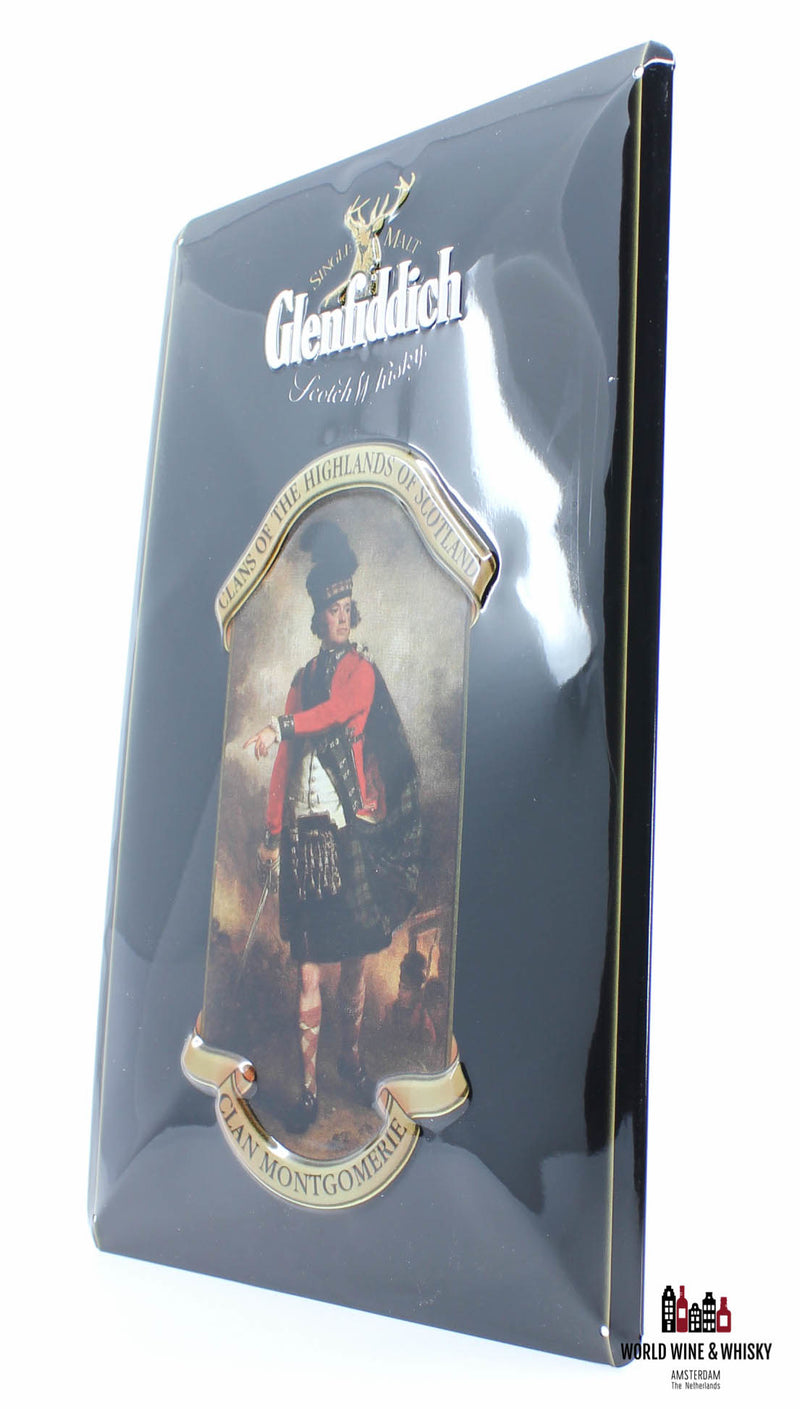 Iron Glenfiddich Scotch Whisky - Clan Montgomerie Billboard Plate Sign - WORLD WINE WHISKY 