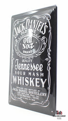 Iron Jack Daniel's Billboard Plate Sign - Old Time - Old No.7 Brand - WORLD WINE WHISKY 