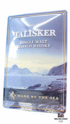 Iron Talisker billboard plate sign - WORLD WINE WHISKY 