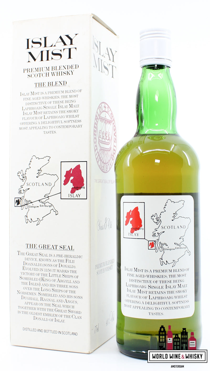 Islay Mist 8 Years Old - 'The unique blend of Scotch Whisky' - The Blend 40% 750ml - WORLD WINE WHISKY 