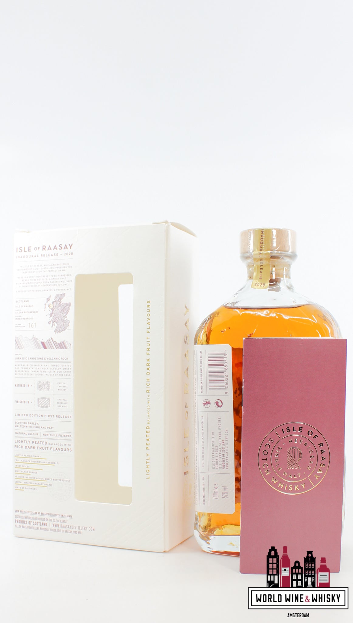 Isle of Raasay 3 Years Old 2017 2020 - First Release - Inaugural Limited Release 52% (1 of 7500) - WORLD WINE WHISKY 