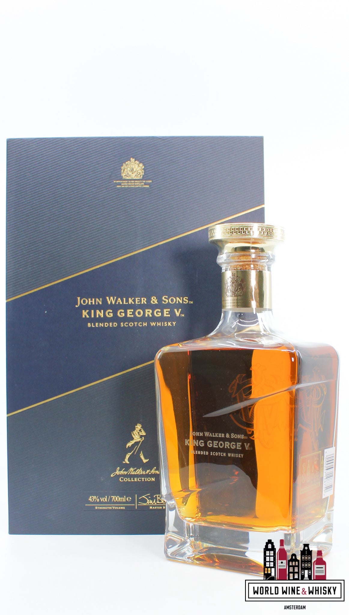 John Walker & Sons King George V 43% (in luxury case) - WORLD WINE WHISKY 