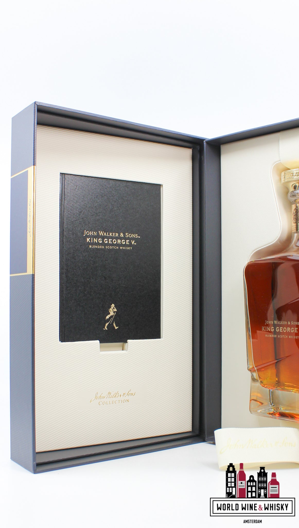 John Walker & Sons King George V 43% (in luxury case) - WORLD WINE WHISKY 