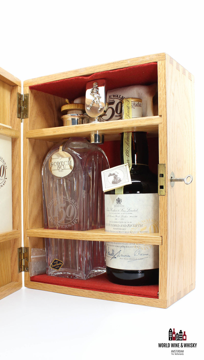 Johnnie Walker 150th Anniversary (1820-1970) - Bottled 1985 43% 750ml - WORLD WINE WHISKY 