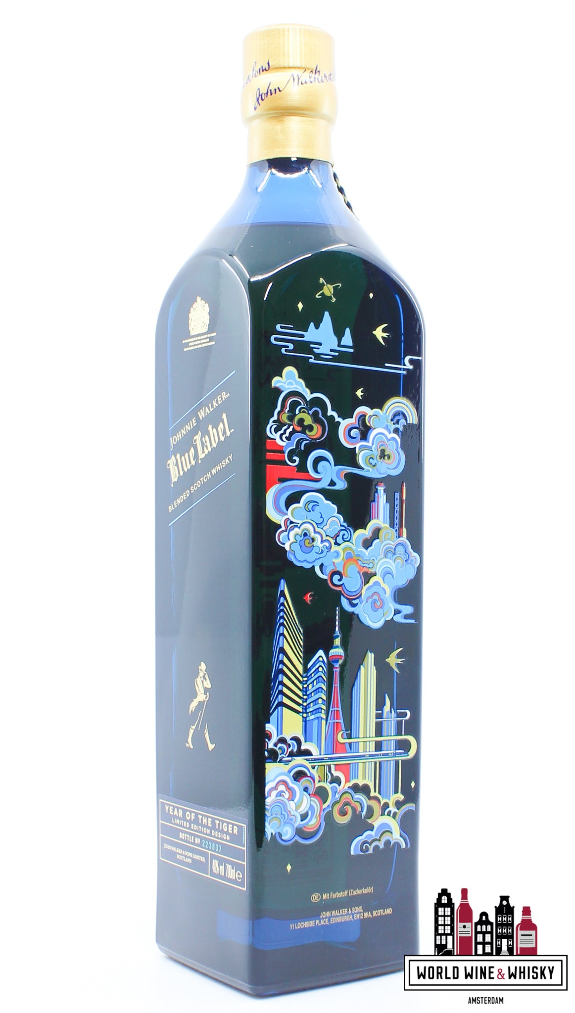 Johnnie Walker 2021 Blue Label - Year of the Tiger - Limited Edition Design (Shan Jiang) 40% - WORLD WINE WHISKY 