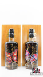 Karuizawa 1999-2000 Vintage - Chō butterflies 61.7% - set of two bottles (1 of 32) - WORLD WINE WHISKY 