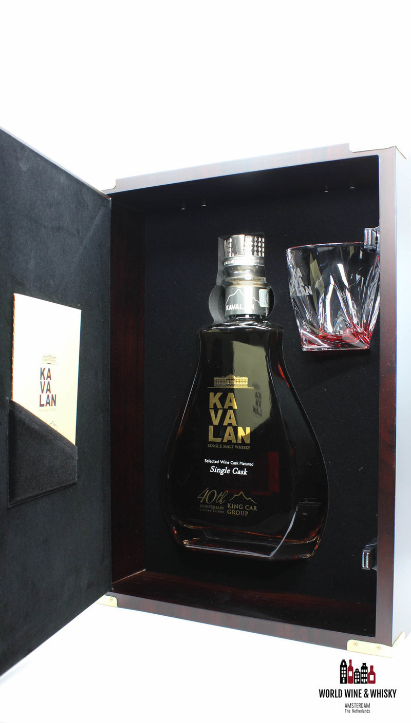 Kavalan 2020 - 40th Anniversary Limited Edition - Selected Wine Cask Matured - Cask LF121122027A 56.3% (1 of 99) - WORLD WINE WHISKY 