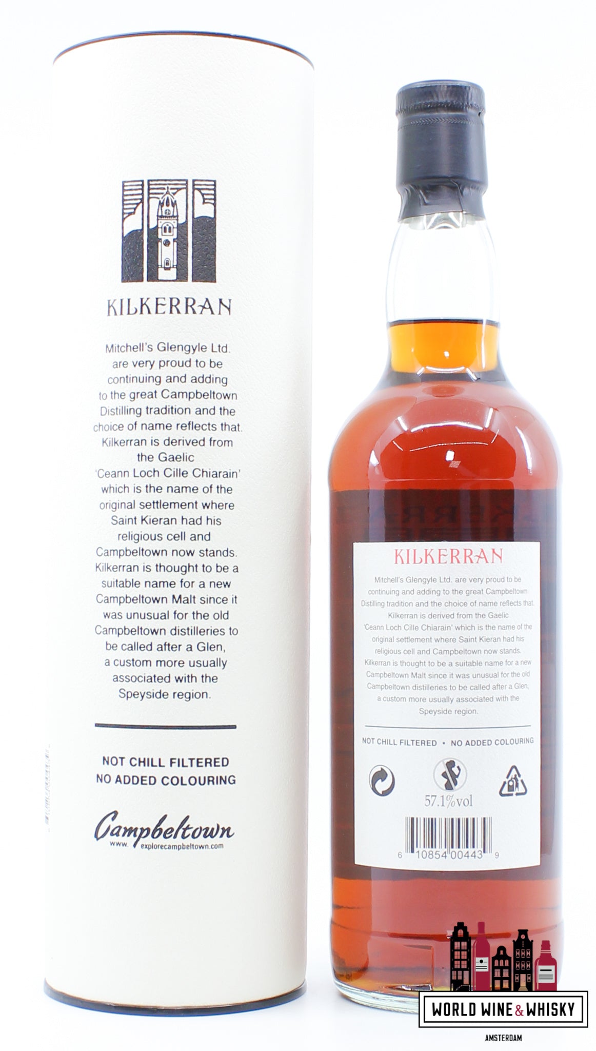 Kilkerran 8 Years Old 2019 - Cask Strength - Batch 4 (Glengyle) 57.1% (1 of 15000) - WORLD WINE WHISKY 
