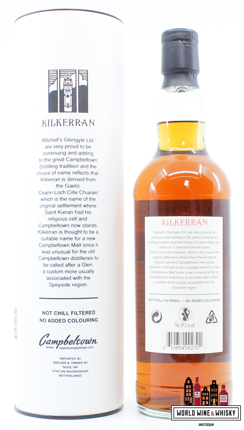 Kilkerran 8 Years Old 2021 - Cask Strength - Batch 5 (Glengyle) 56.9% - WORLD WINE WHISKY 