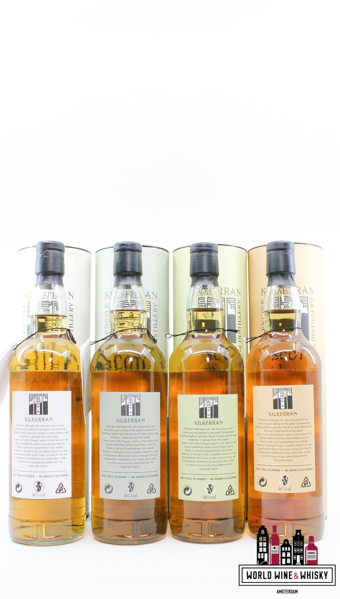Kilkerran Work in Progress (Glengyle) - Full set of 10 bottles - WORLD WINE WHISKY 