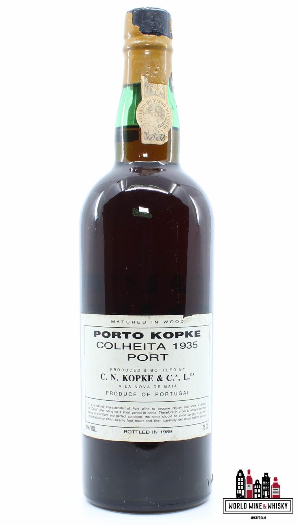 Kopke Colheita 1935 Port (Bottled in 1989) - WORLD WINE WHISKY 