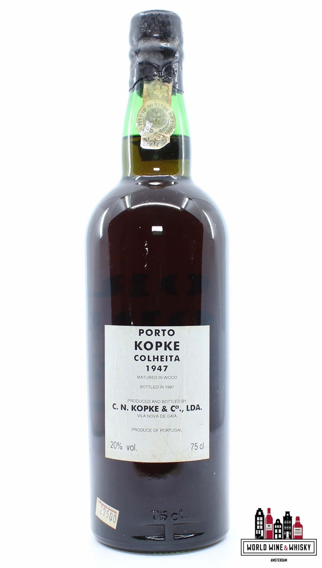 Kopke Colheita 1947 Port (Bottled in 1997) - WORLD WINE WHISKY 