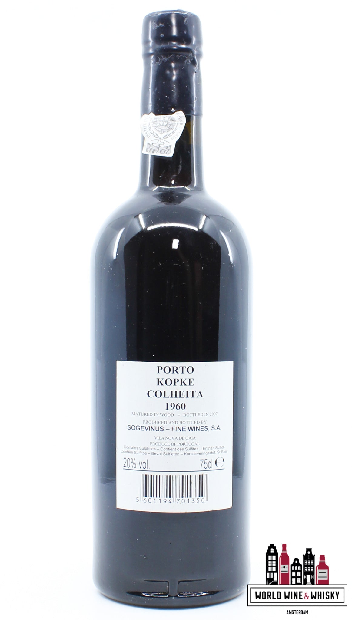 Kopke Colheita 1960 Port (Bottled In 2007) - WORLD WINE WHISKY 
