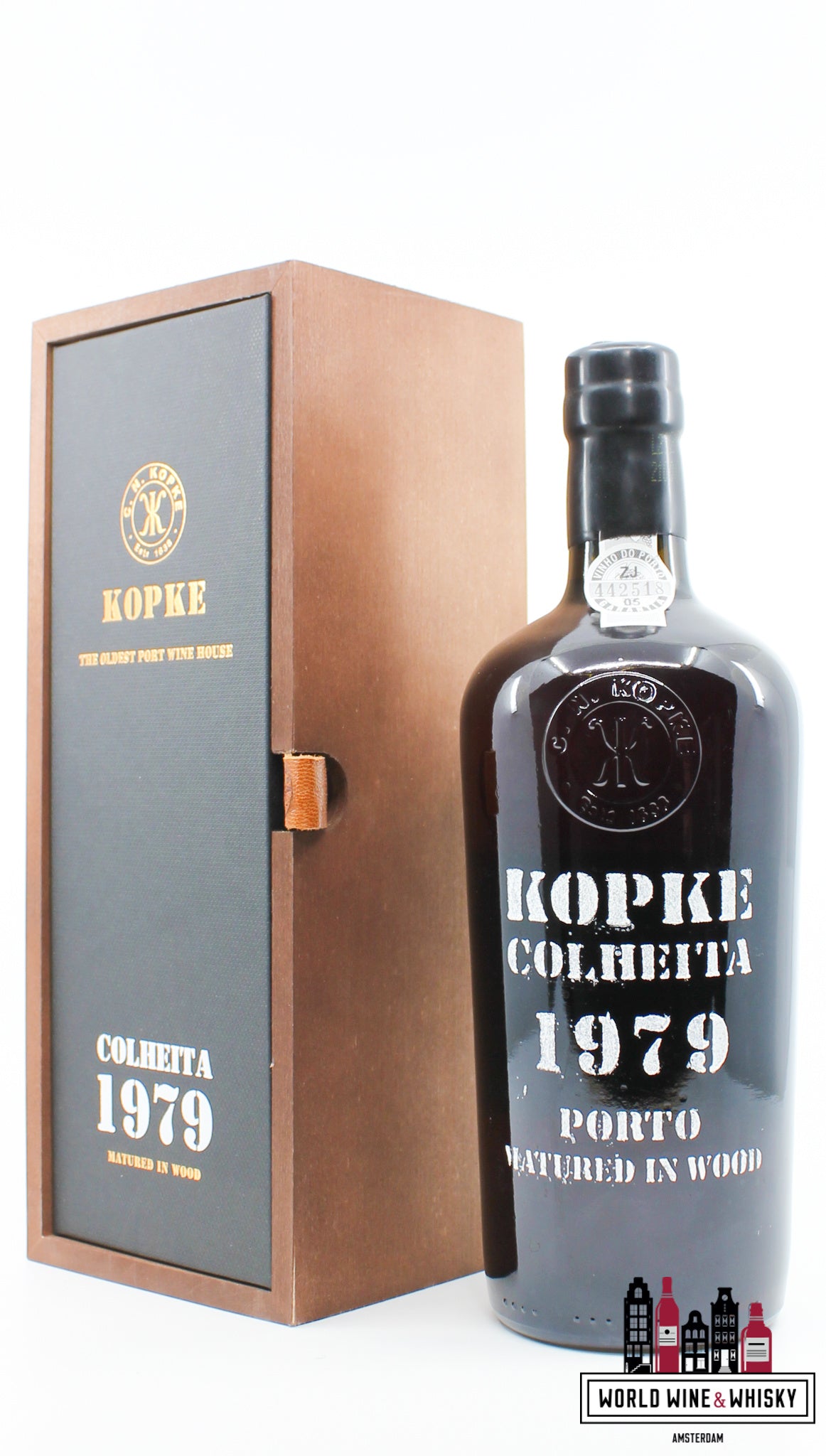 Kopke Colheita 1979 Porto - Matured in Wood 20% (Bottled in 2021) - WORLD WINE WHISKY 