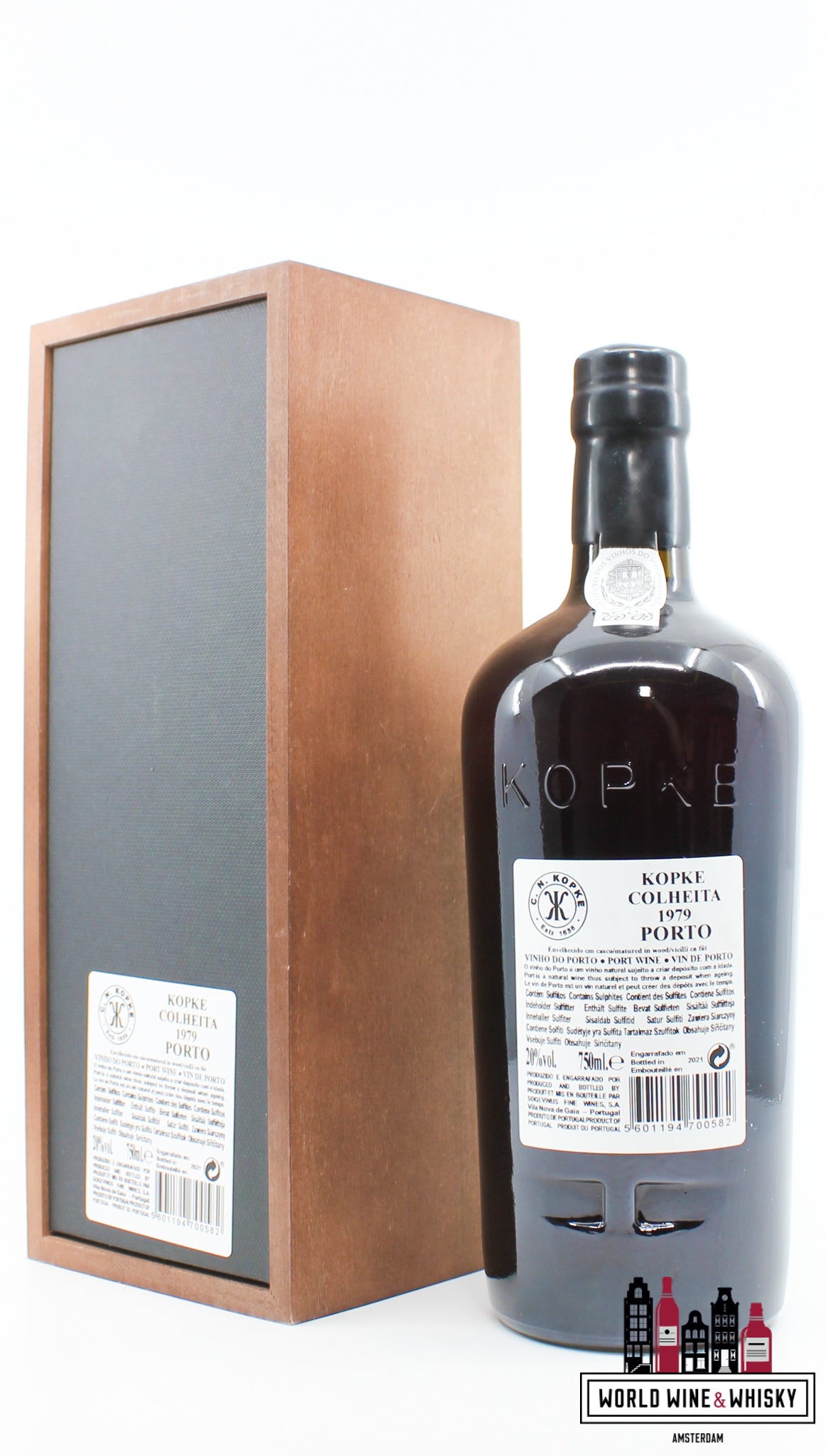 Kopke Colheita 1979 Porto - Matured in Wood 20% (Bottled in 2021) - WORLD WINE WHISKY 