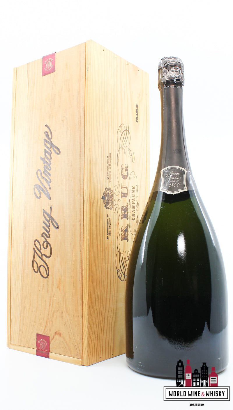 Krug 1985 - Champagne Brut Vintage magnum - 1,5 Liter  (in OWC) - WORLD WINE WHISKY 